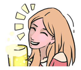 AsB - Comic Girls (My Hair Colour) sticker #6761980