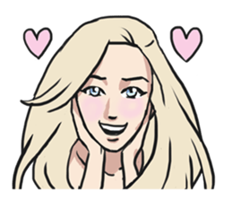 AsB - Comic Girls (My Hair Colour) sticker #6761982