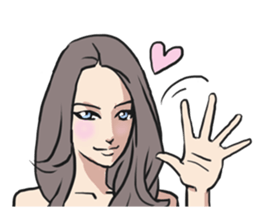 AsB - Comic Girls (My Hair Colour) sticker #6761984