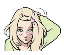AsB - Comic Girls (My Hair Colour) sticker #6761985