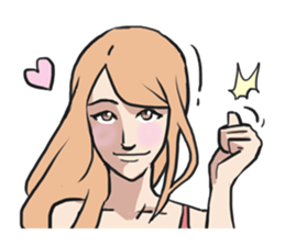 AsB - Comic Girls (My Hair Colour) sticker #6761986
