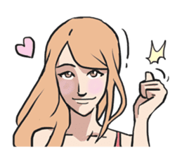 AsB - Comic Girls (My Hair Colour) sticker #6761986