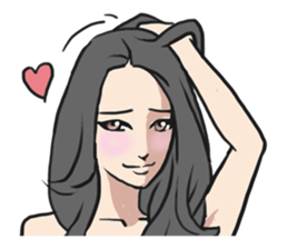 AsB - Comic Girls (My Hair Colour) sticker #6761988