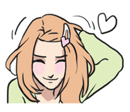 AsB - Comic Girls (My Hair Colour) sticker #6761989