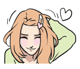 AsB - Comic Girls (My Hair Colour) sticker #6761989