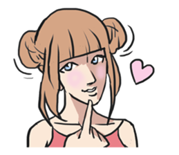 AsB - Comic Girls (My Hair Colour) sticker #6761991