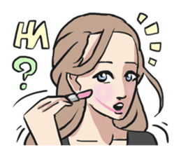 AsB - Comic Girls (My Hair Colour) sticker #6761996