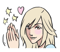 AsB - Comic Girls (My Hair Colour) sticker #6761998