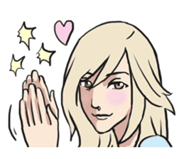 AsB - Comic Girls (My Hair Colour) sticker #6761998