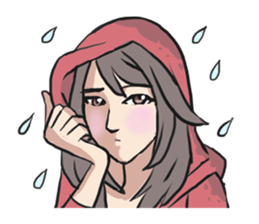 AsB - Comic Girls (My Hair Colour) sticker #6762002