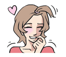 AsB - Comic Girls (My Hair Colour) sticker #6762004