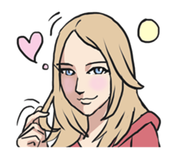 AsB - Comic Girls (My Hair Colour) sticker #6762006