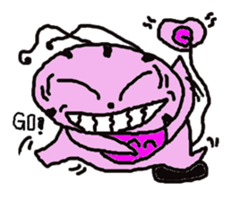 Colorful something sticker #6762136