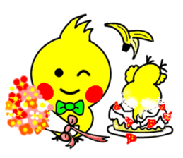 Cute "Chibi" and "Pee-kun" Okapi 2 sticker #6762494