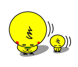 Cute "Chibi" and "Pee-kun" Okapi 2 sticker #6762505