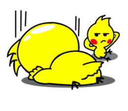 Cute "Chibi" and "Pee-kun" Okapi 2 sticker #6762506