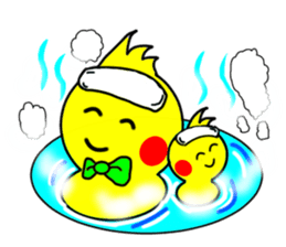 Cute "Chibi" and "Pee-kun" Okapi 2 sticker #6762510