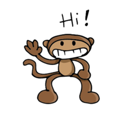 Mon Mon The Monkey sticker #6764368