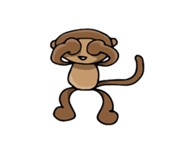 Mon Mon The Monkey sticker #6764371
