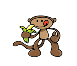 Mon Mon The Monkey sticker #6764376