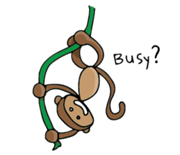 Mon Mon The Monkey sticker #6764384