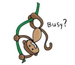 Mon Mon The Monkey sticker #6764384