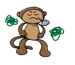 Mon Mon The Monkey sticker #6764387