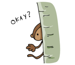 Mon Mon The Monkey sticker #6764396