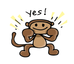 Mon Mon The Monkey sticker #6764404
