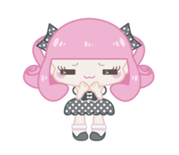 japanese "kawaii" girl sticker #6764539