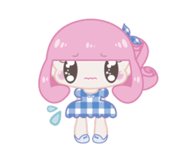 japanese "kawaii" girl sticker #6764541