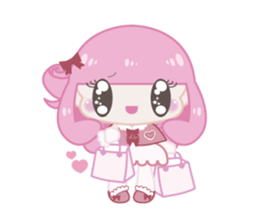 japanese "kawaii" girl sticker #6764552