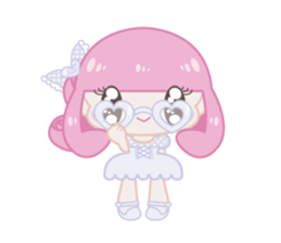 japanese "kawaii" girl sticker #6764557