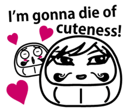 Lucky Daruma Doll 4 sticker #6764618