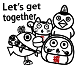 Lucky Daruma Doll 4 sticker #6764629