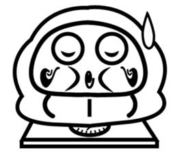 Lucky Daruma Doll 4 sticker #6764635