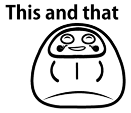 Lucky Daruma Doll 4 sticker #6764639