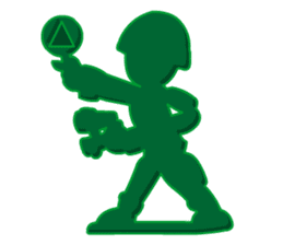 Green Army 2 (Cop Toy) sticker #6764732