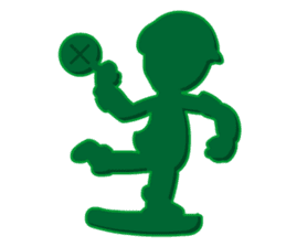 Green Army 2 (Cop Toy) sticker #6764733
