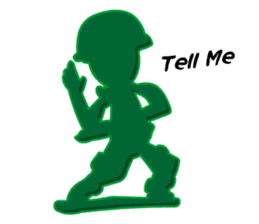 Green Army 2 (Cop Toy) sticker #6764740