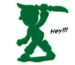 Green Army 2 (Cop Toy) sticker #6764741