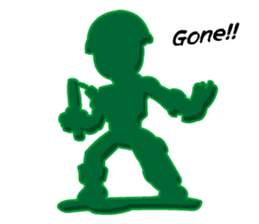 Green Army 2 (Cop Toy) sticker #6764742