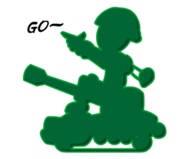 Green Army 2 (Cop Toy) sticker #6764751