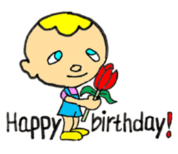 Jimmie and Kerrie in English sticker #6765010