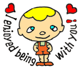 Jimmie and Kerrie in English sticker #6765012