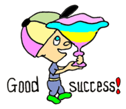 Jimmie and Kerrie in English sticker #6765014