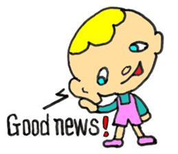 Jimmie and Kerrie in English sticker #6765015