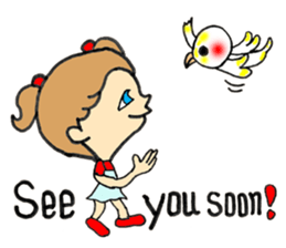 Jimmie and Kerrie in English sticker #6765016