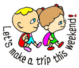 Jimmie and Kerrie in English sticker #6765022