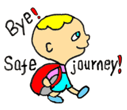 Jimmie and Kerrie in English sticker #6765023